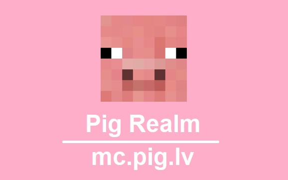 Brand New Minecraft Towny Survival Server – Pig Realm