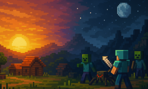 New Minecraft Server ‘Day and Night’ to Launch Open Beta on July 26th, Introducing a Revolutionary Survival PvP Cycle